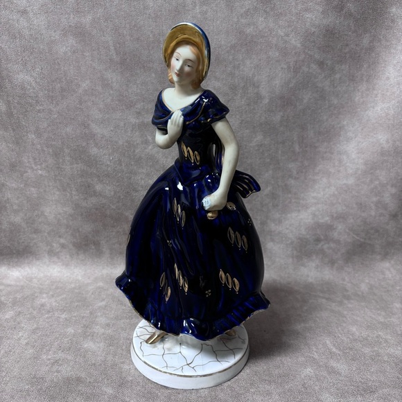 MORIYAMA /HINODE JAPAN PORCELAIN FIGURINE "1920'S - Picture 5 of 8